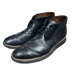 Johnston Murphy Chukka Men's 13D Leather Boot Black‎ Lace Collection Ankle High